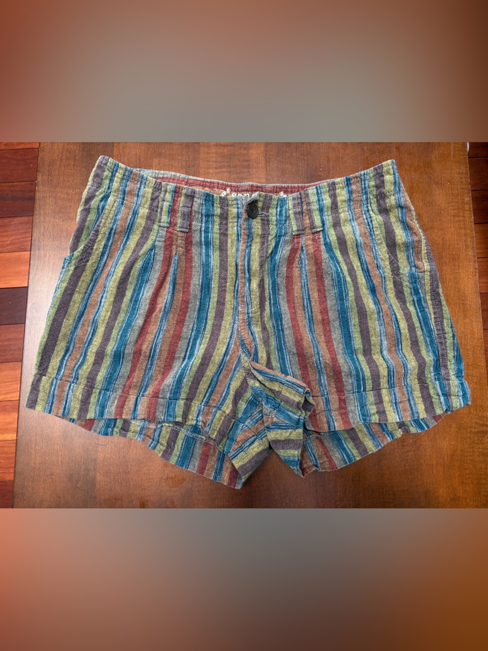 Sonoma Multicolor Striped Women's Bermuda Shorts ladies size 12